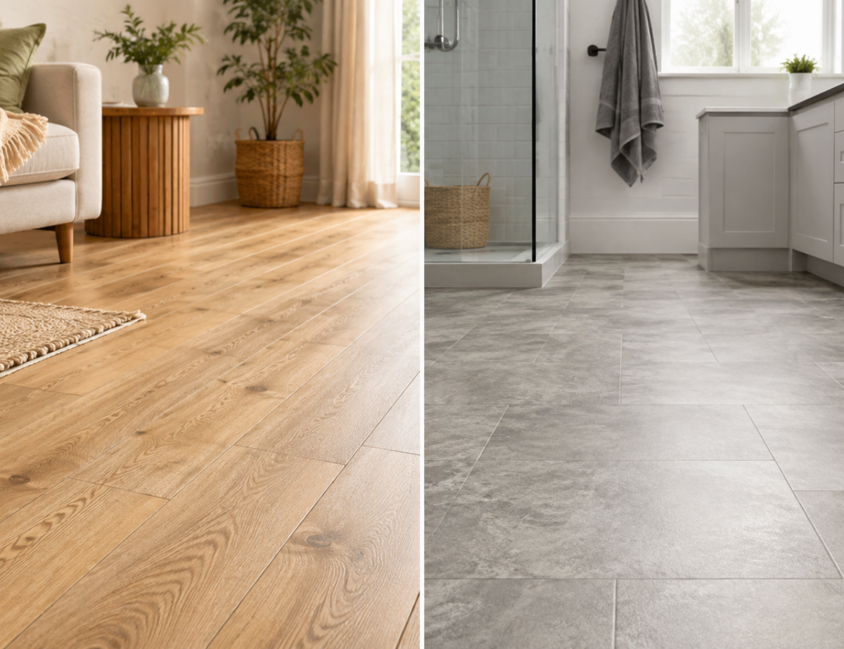 What’s the Difference Between Laminate and Vinyl Flooring?