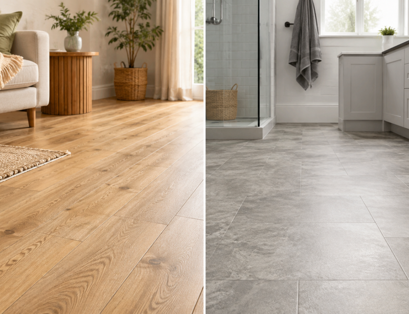 What’s the Difference Between Laminate and Vinyl Flooring?