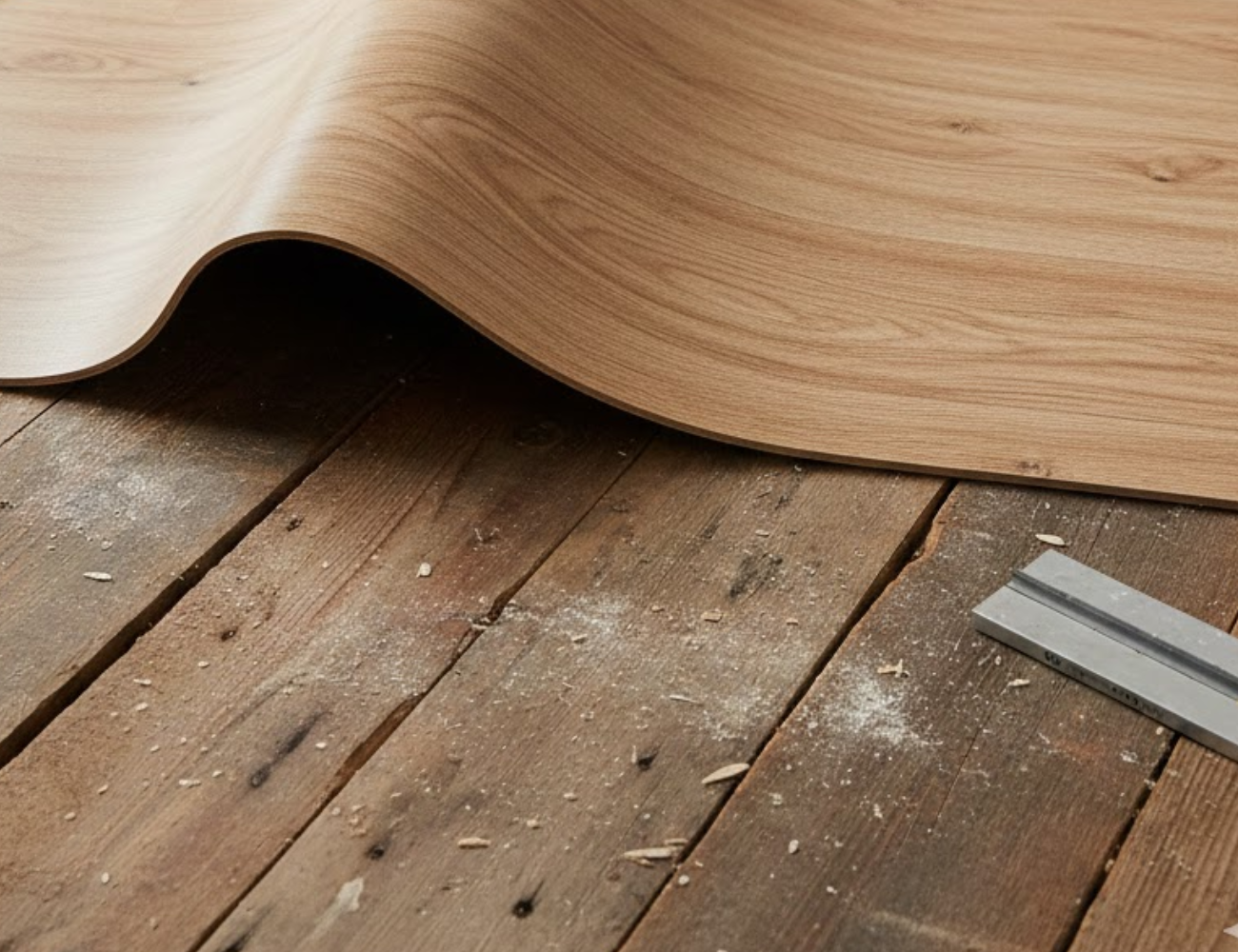 How to Lay Vinyl Flooring on Floorboards