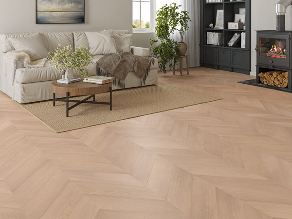 Sava Chevron LVT Flooring