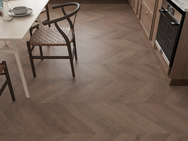 Sava Chevron LVT Flooring