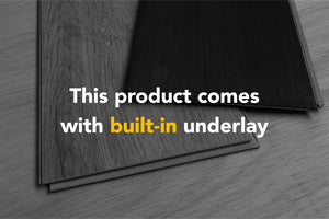 This product comes with built-in underlay